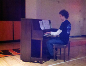 Fritz Herrmann Playing in Talent Show